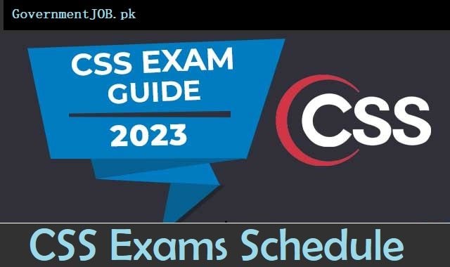 FPSC CSS Exams Schedule 2022-23 (Central Superior Service)